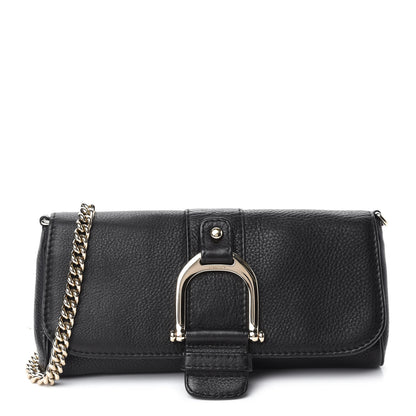 Gucci Calfskin Greenwich Chain Clutch Black 1 of 12