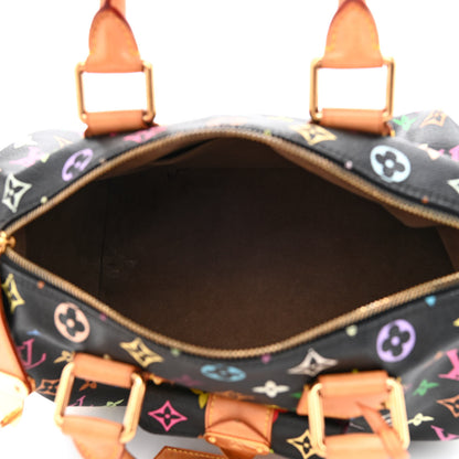 Louis Vuitton Monogram Multicolor Speedy 30 Black 5 of 13