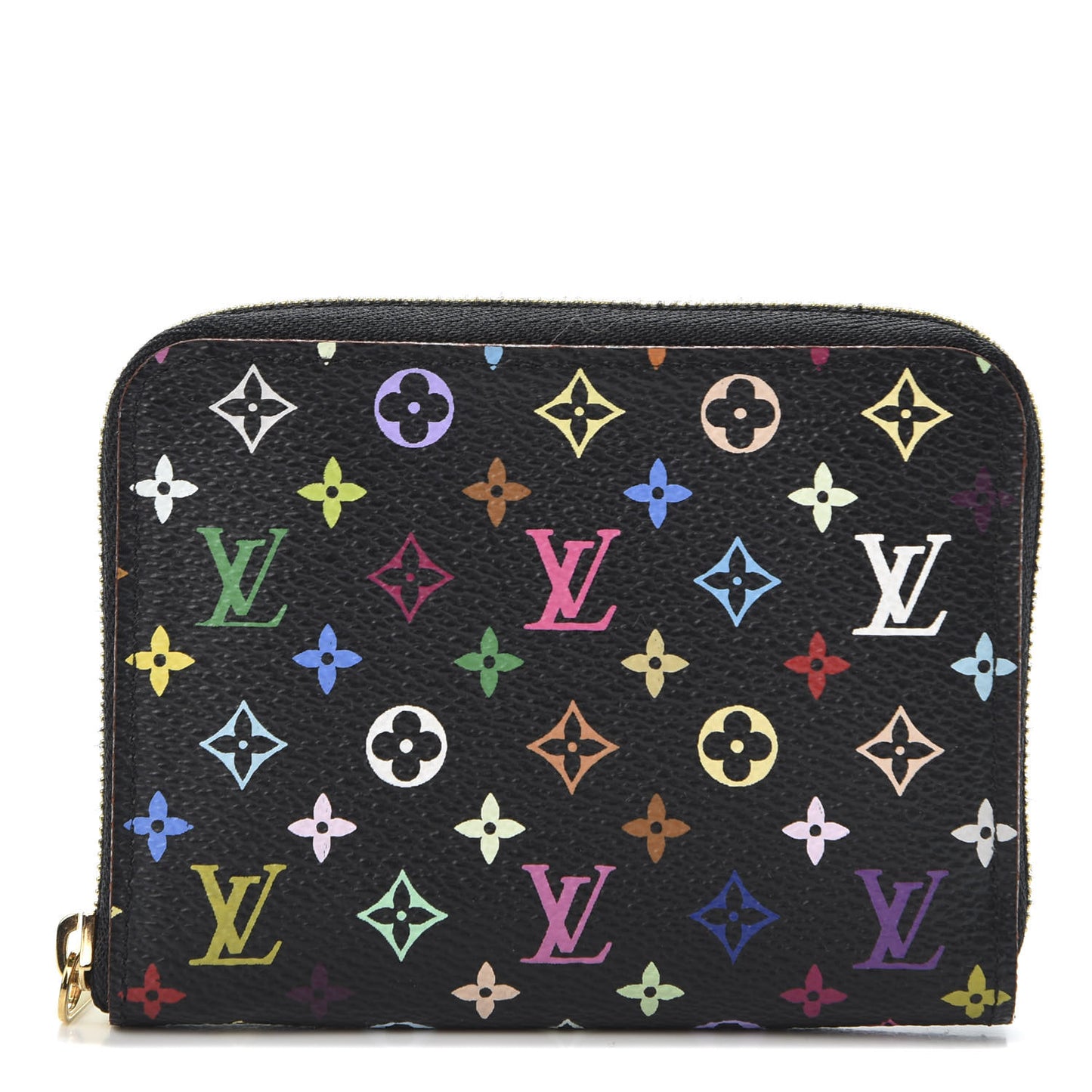 Monogram Multicolor Zippy Coin Purse Black Grenade