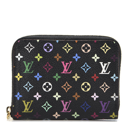 Louis Vuitton Monogram Multicolor Zippy Coin Purse Black Grenade 1 of 8