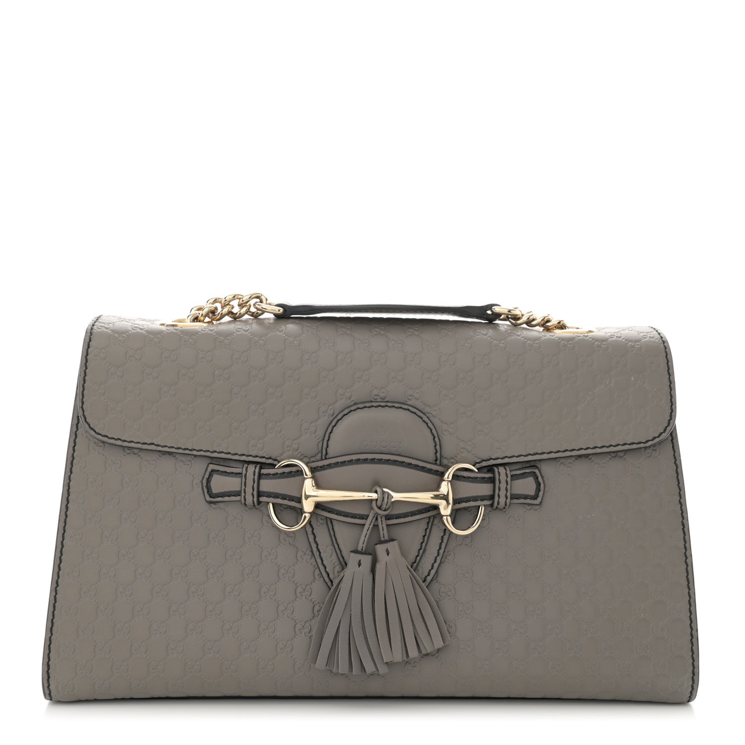 Gucci Soft Microguccissima Medium Emily Chain Shoulder Bag Loess 1 of 11