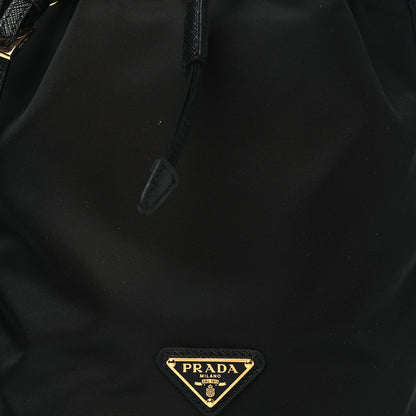 Prada Re-Nylon Saffiano Mini Re-Edition 1978 Bucket Bag Black 8 of 11