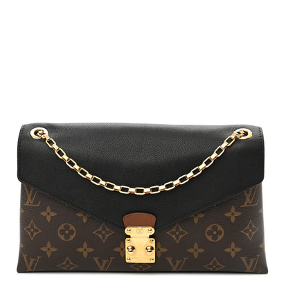 Louis Vuitton Monogram Pallas Chain Black 1 of 10
