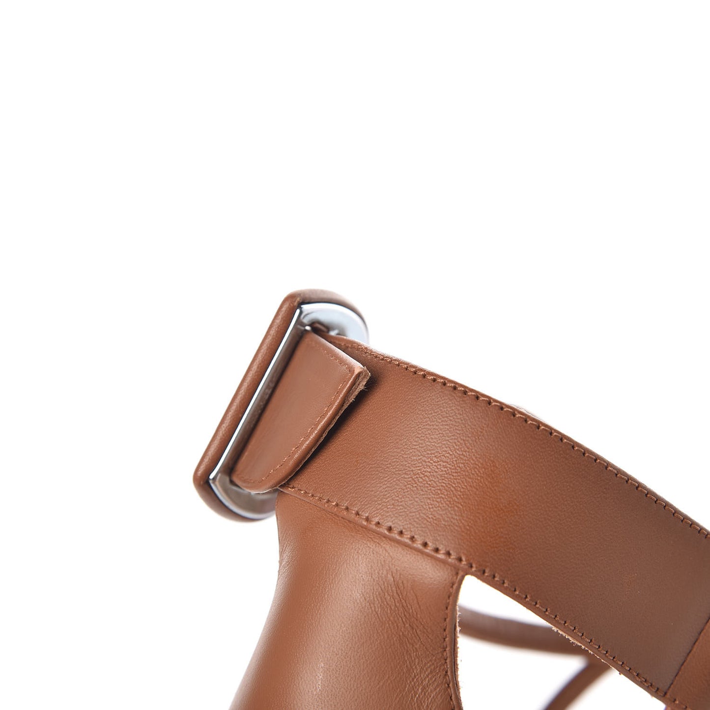 Calfskin Choca 55 Sandals 37.5 Brown