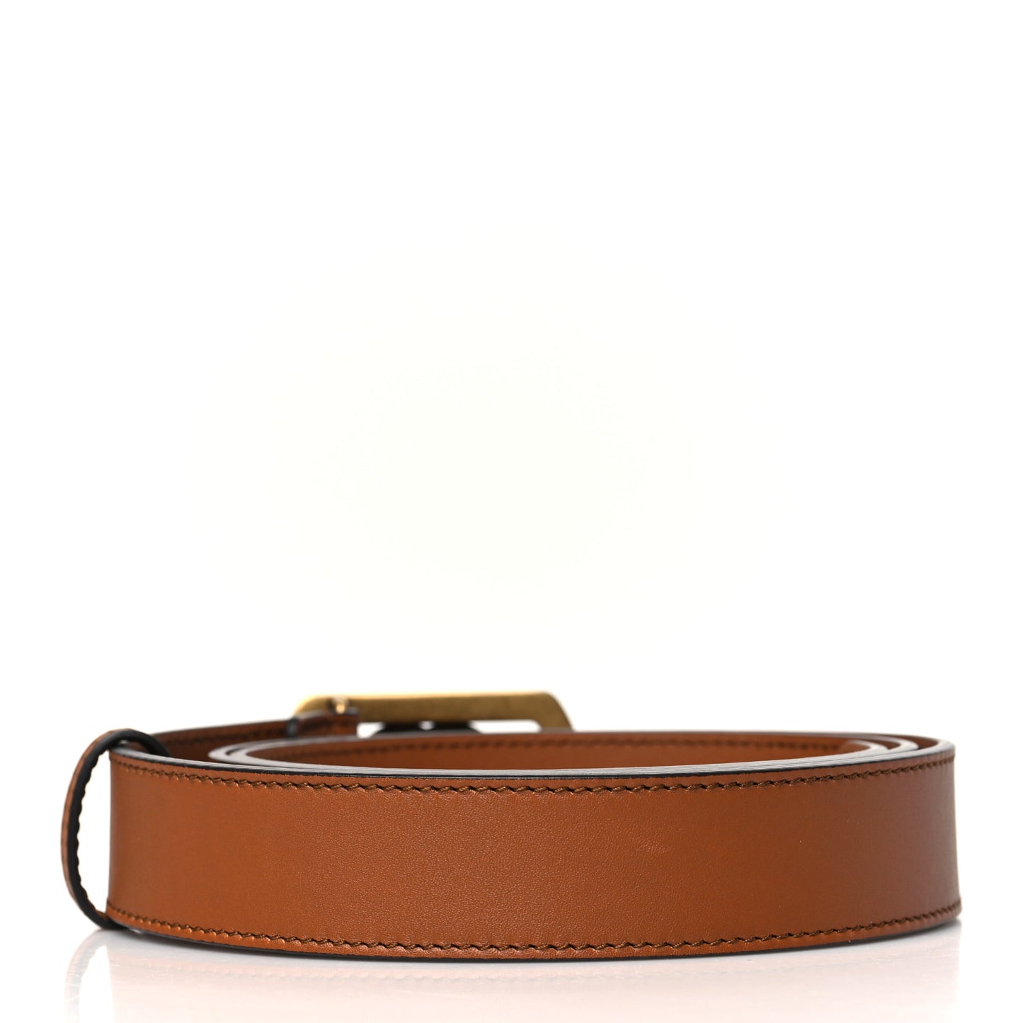 Calfskin Framed Double G Belt 95 38 Cuir