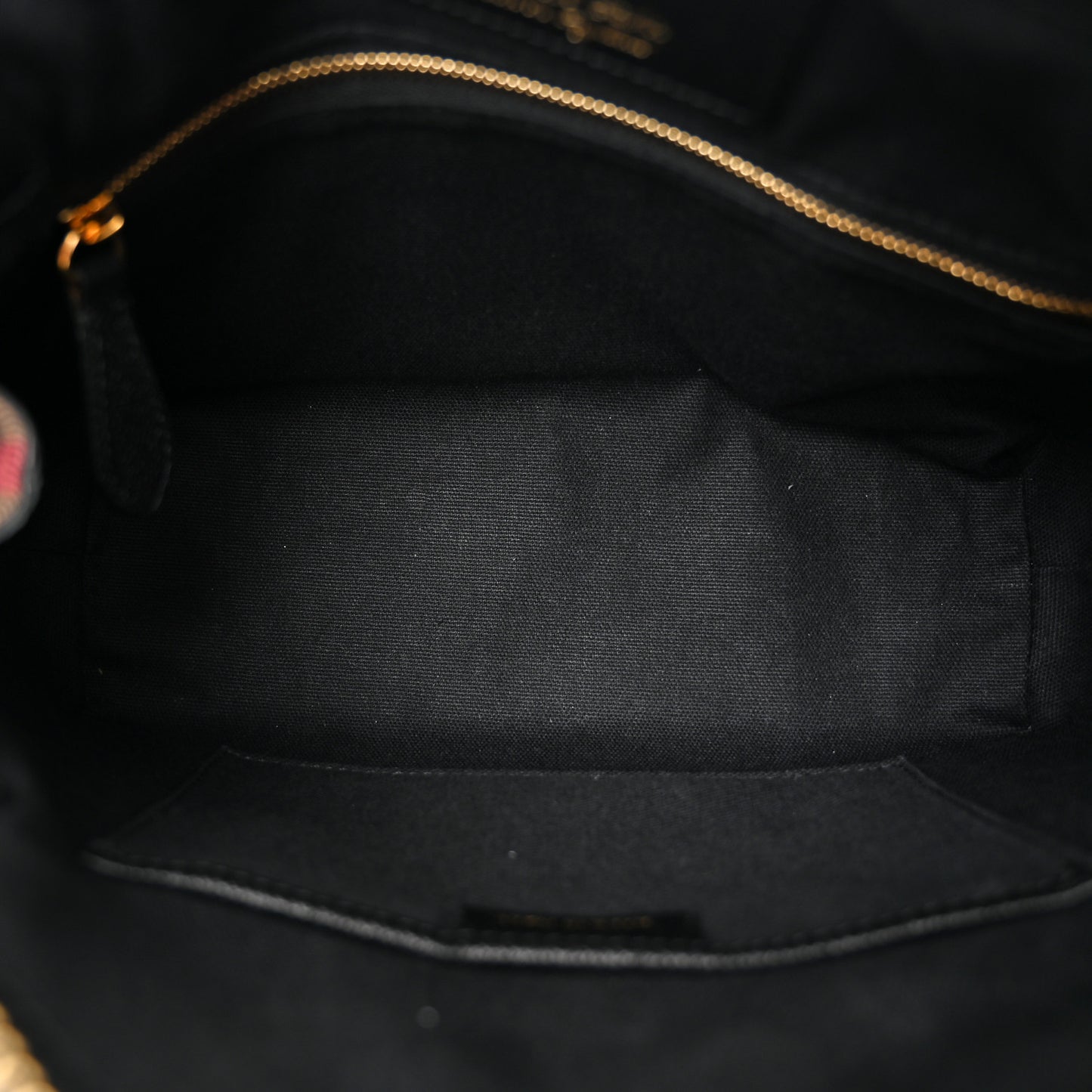 Soft Grain Calfskin House Check Small Helmsley Crossbody Black
