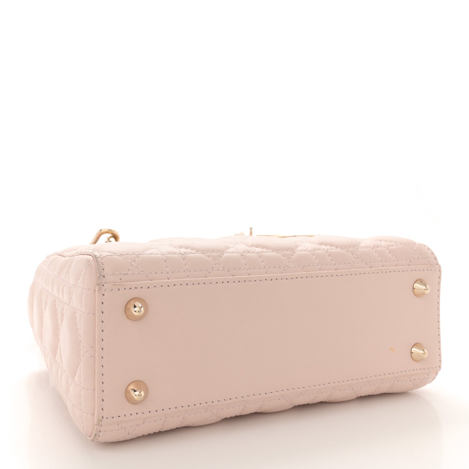 Christian Dior Lambskin Cannage Small Lucky Badges My Lady Dior Light Pink 4 of 17