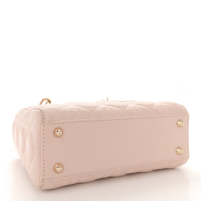 Christian Dior Lambskin Cannage Small Lucky Badges My Lady Dior Light Pink 4 of 17