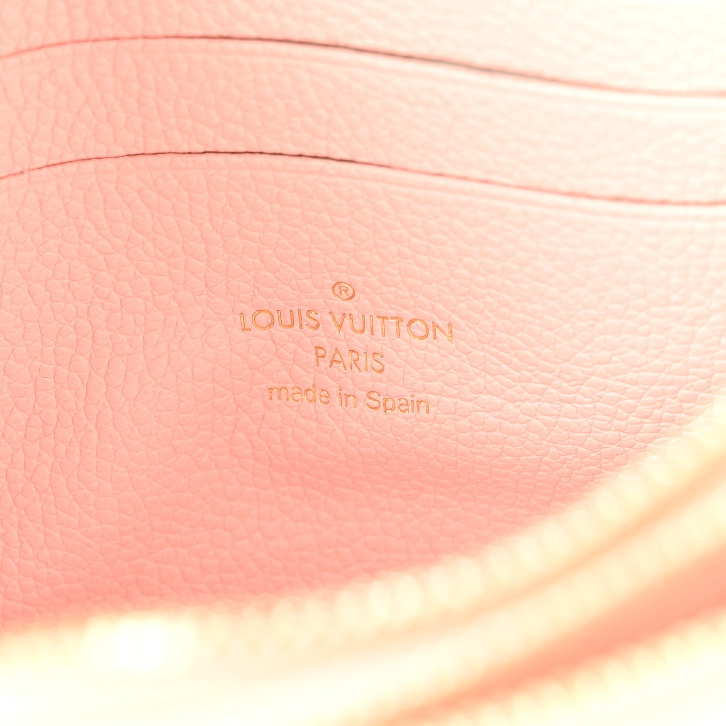Empreinte Monogram Double Zip Pochette Rose