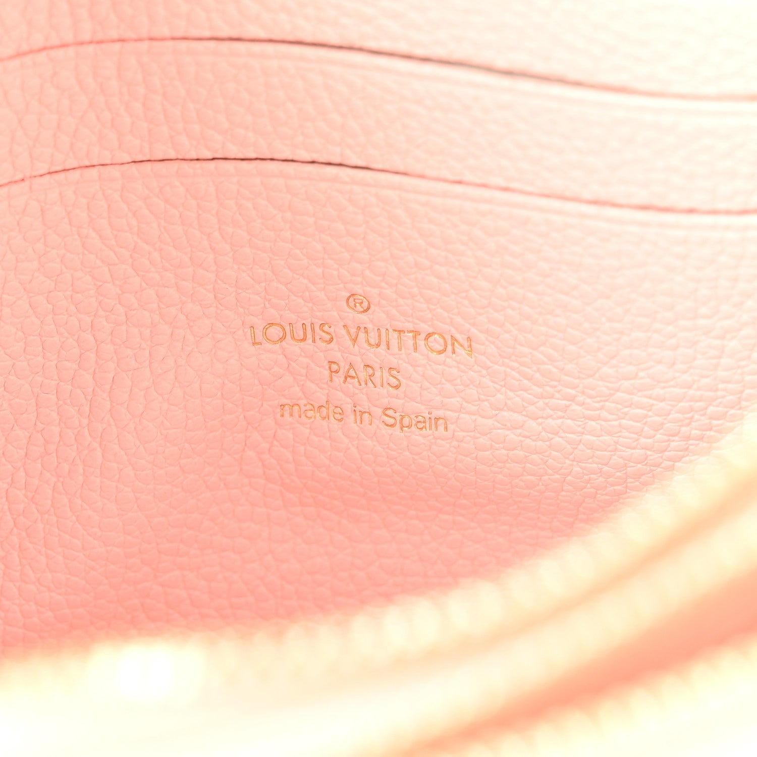 Louis Vuitton Empreinte Monogram Double Zip Pochette Rose 7 of 13