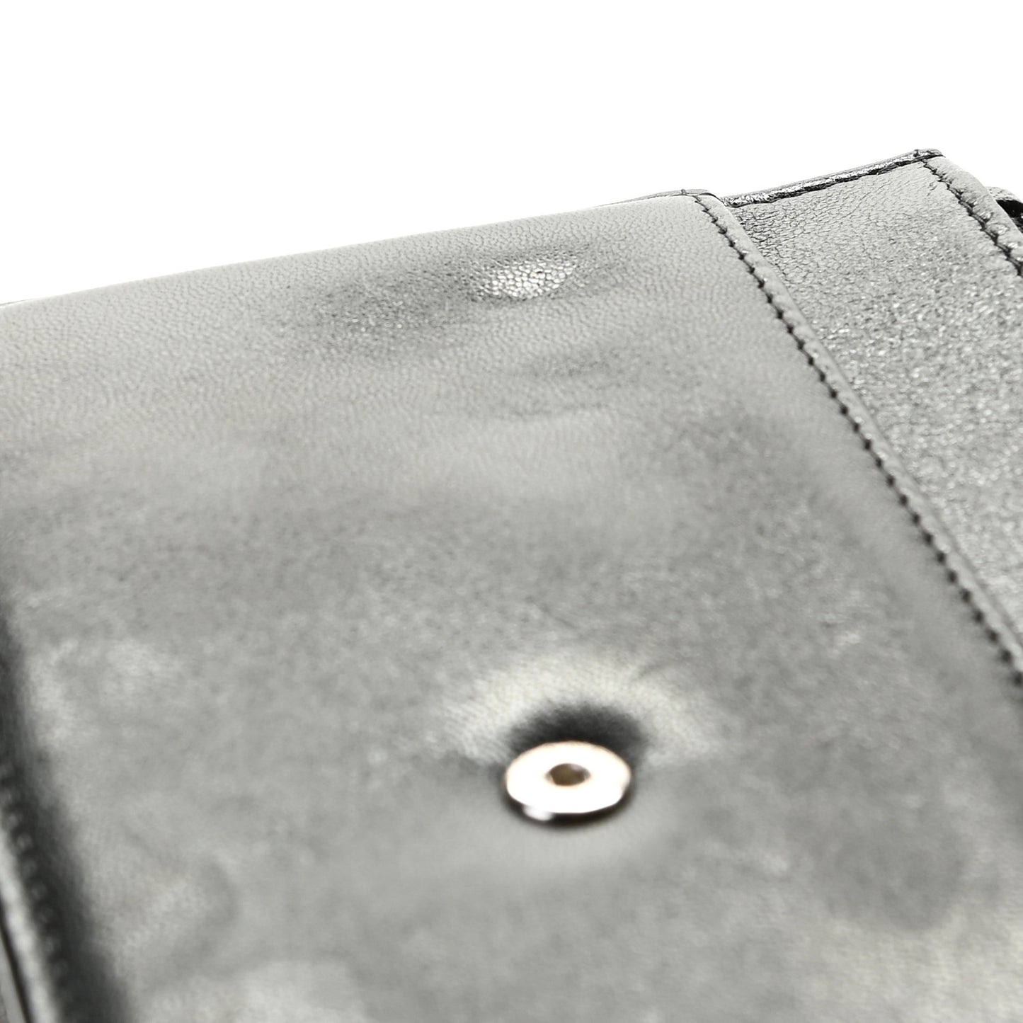Lambskin Timeless CC Wallet On Chain WOC Black