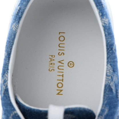 Louis Vuitton Denim Monogram Stellar Sneakers 37 Bleu Jeans Blue 8 of 10