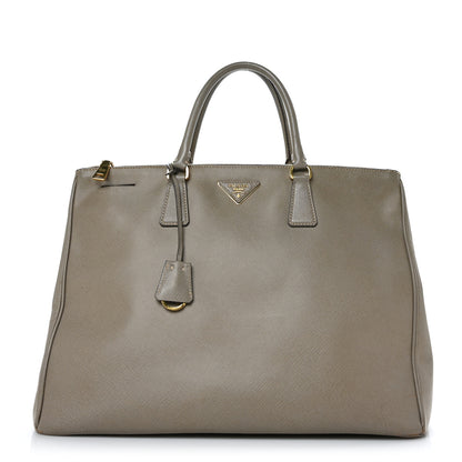 Prada Saffiano Lux Extra Large Galleria Double Zip Tote Argilla 1 of 11