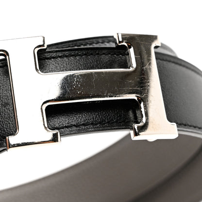 Hermes Box Togo 42mm Constance H Belt 85 Black Etain 8 of 8
