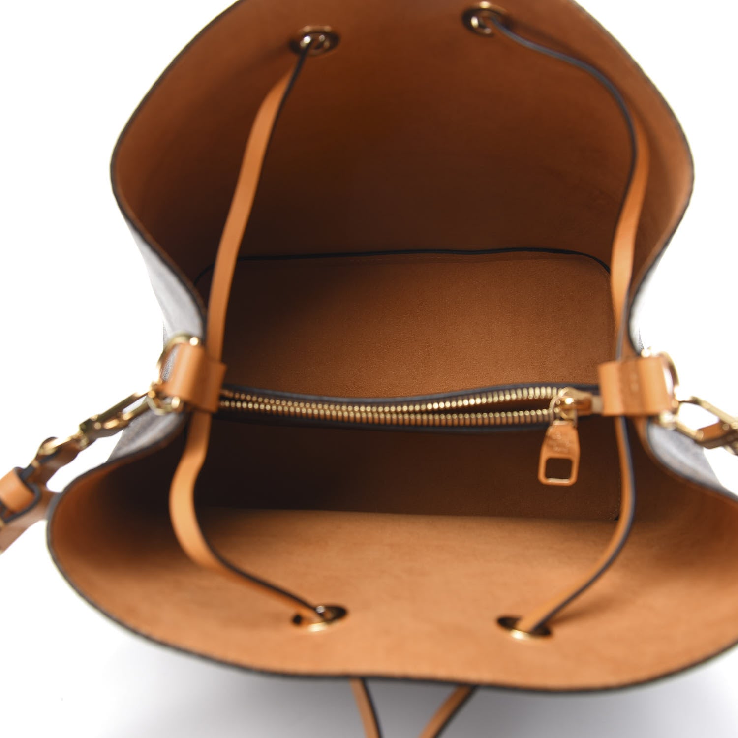 Louis Vuitton Damier Ebene Neonoe MM Safran 5 of 10