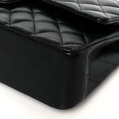 Chanel Lambskin Quilted Medium Double Flap Black 11 of 11