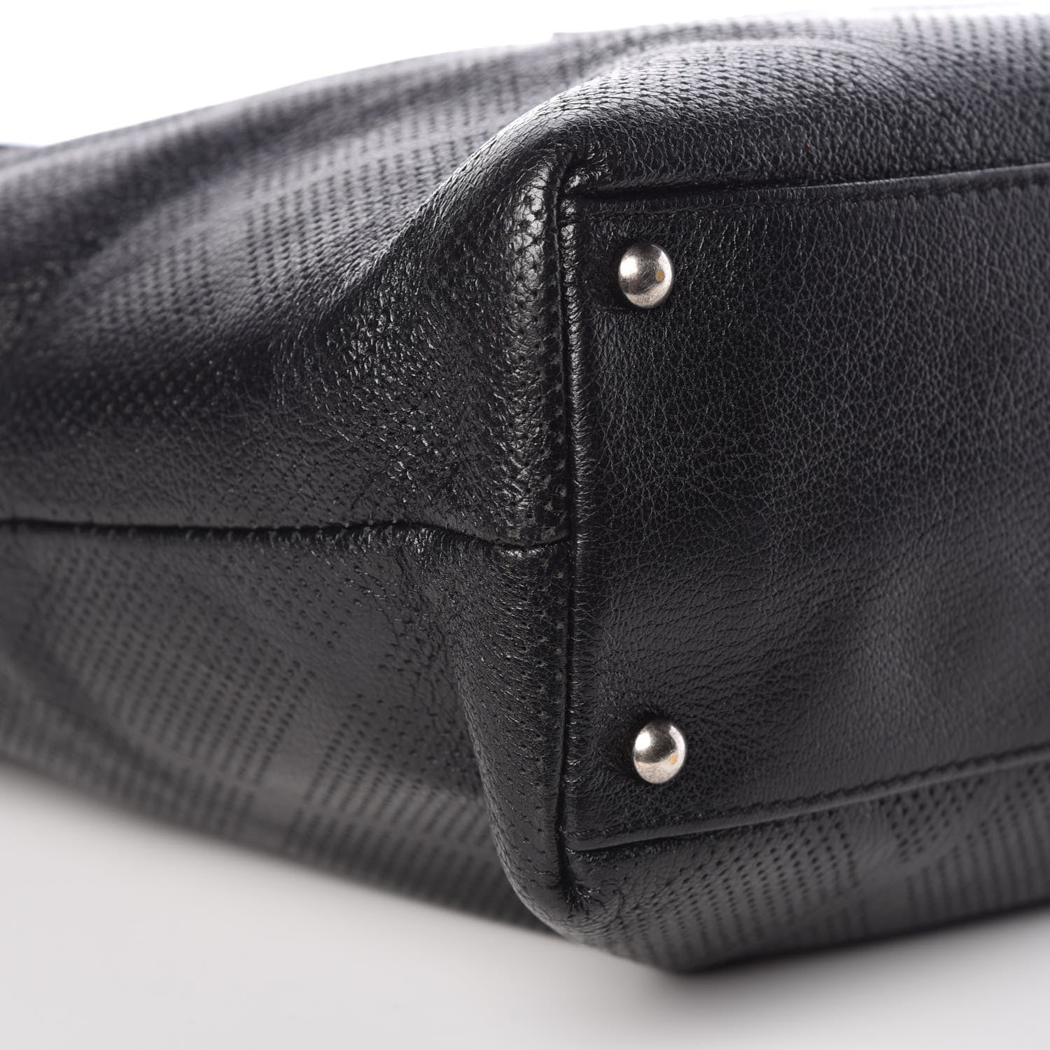 Chanel Goatskin Perforated Large CC Tote Black 5 of 10