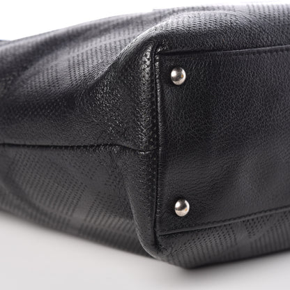 Chanel Goatskin Perforated Large CC Tote Black 5 of 10