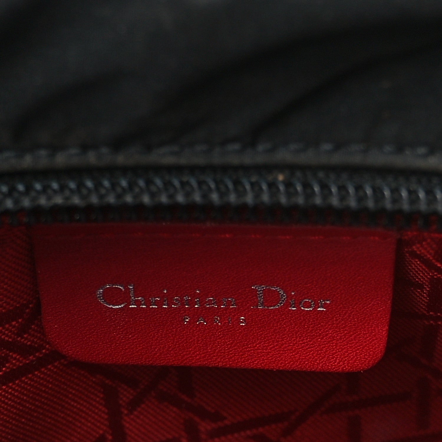Christian Dior Nylon Cannage Medium Lady Dior Black 6 of 11