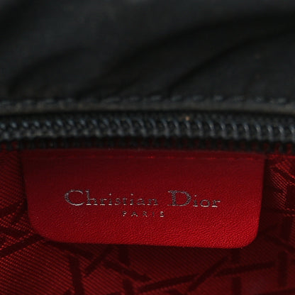 Christian Dior Nylon Cannage Medium Lady Dior Black 6 of 11