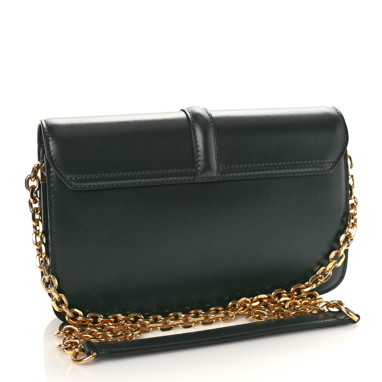 Satinated Calfskin 16 Chain Bag Amazone