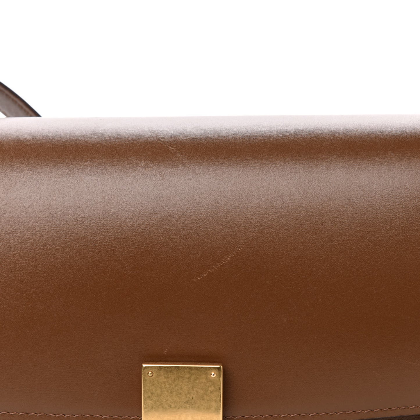 Box Calfskin Medium Classic Box Flap Bag Camel