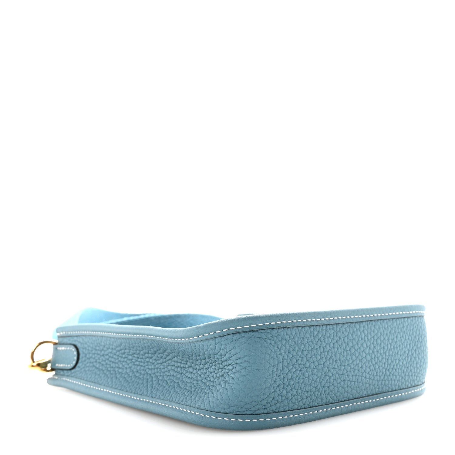 Hermes Taurillon Clemence Evelyne TPM New Blue Jean 4 of 11