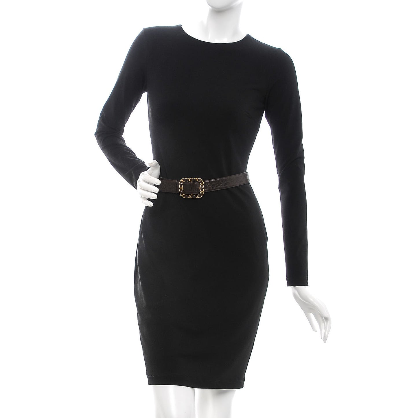 Caviar Chain Belt 65 26 Dark Brown