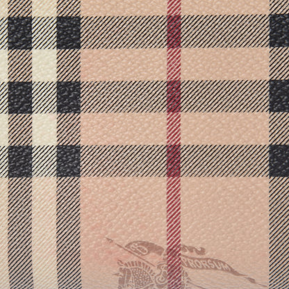 Burberry Haymarket Check Large Ziggy Zip Around Wallet Chocolate 9 of 9