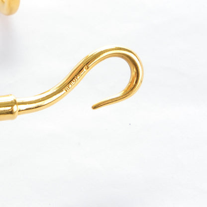 Hermes Leather Jumbo Hook Bracelet Brown 4 of 4