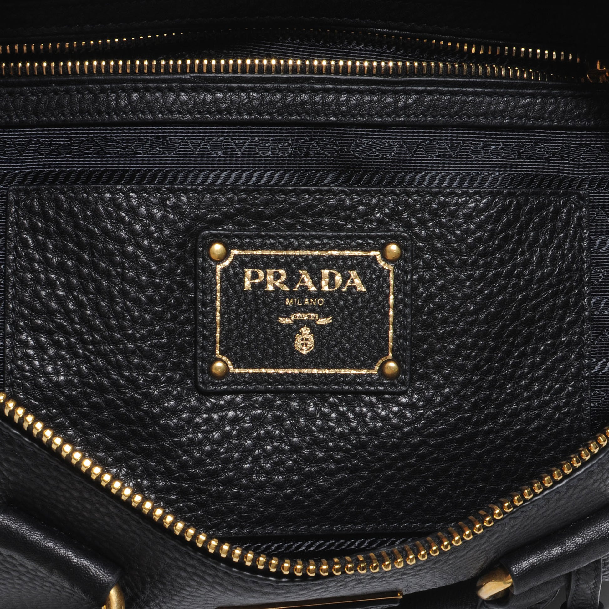 Prada Vitello Daino Shoulder Bag Nero Black 5 of 7