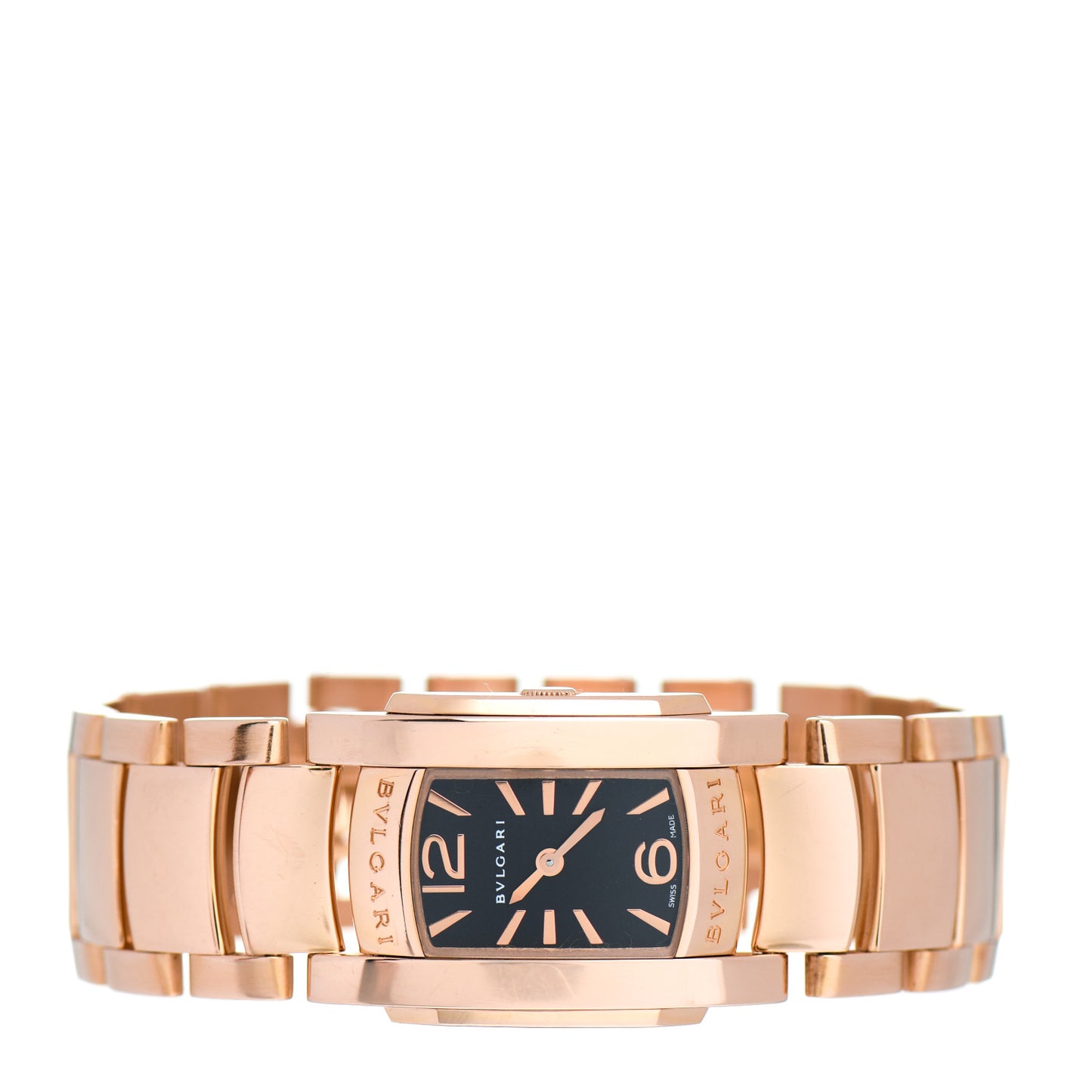 18K Rose Gold 22mm Assioma Quartz Watch Black