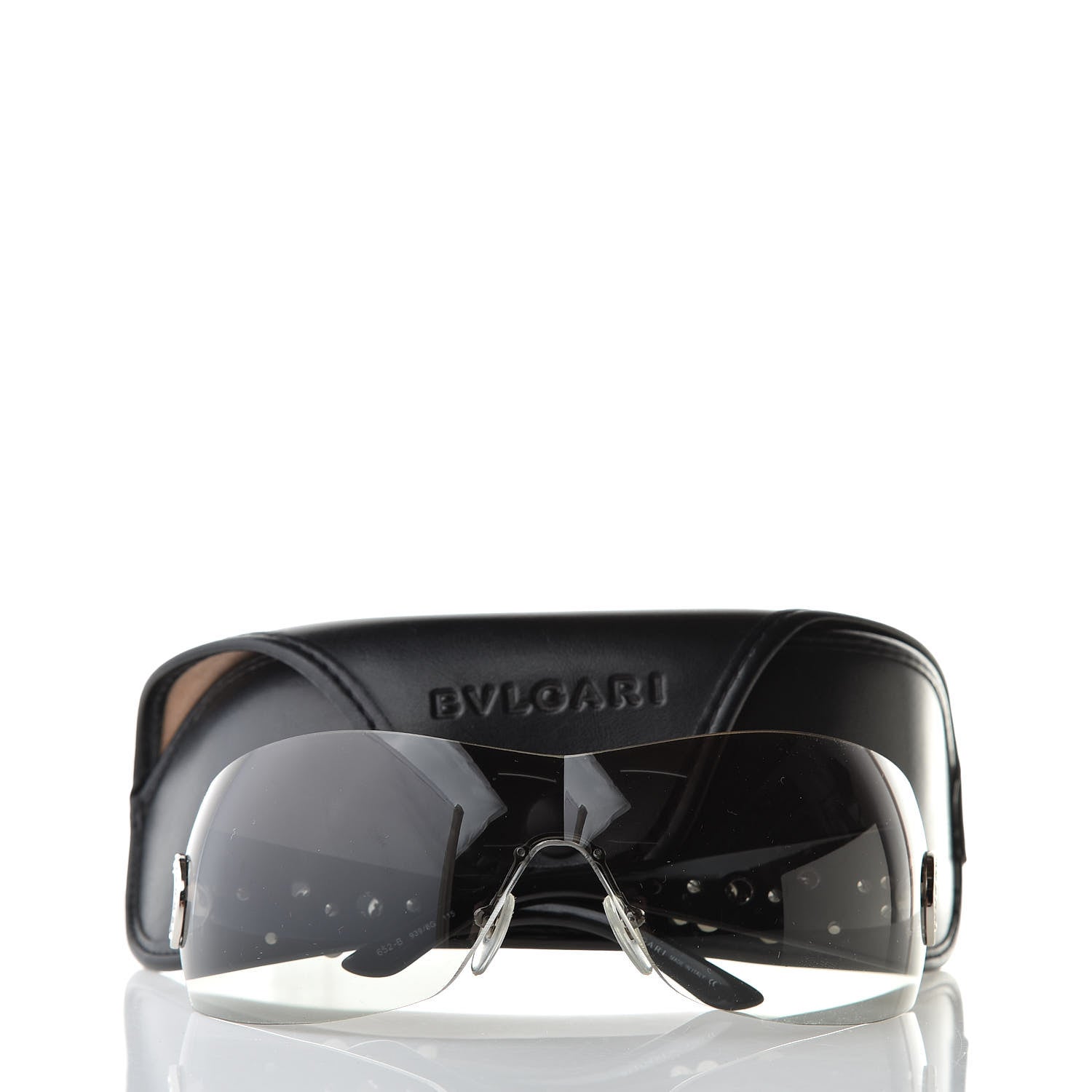 Bulgari Crystal Flower Sunglasses 652-B Black 8 of 8