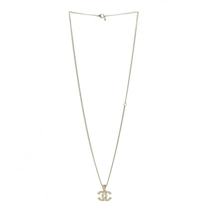 Chanel Tweed Effect CC Necklace Gold 3 of 6