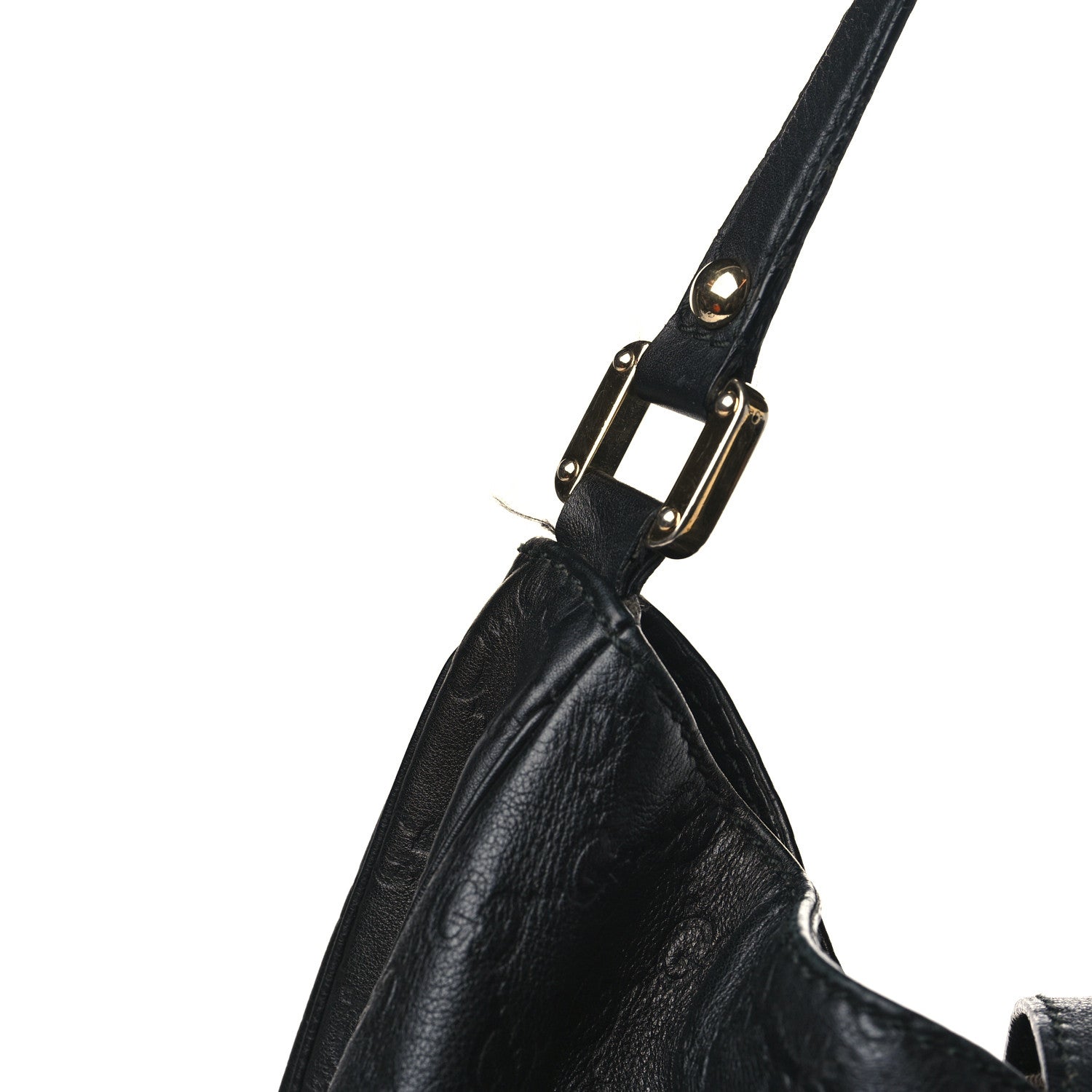 Gucci Guccissima Large New Ladies Web Hobo Black 10 of 11