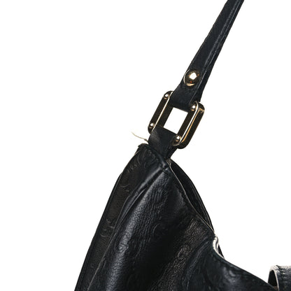 Gucci Guccissima Large New Ladies Web Hobo Black 10 of 11
