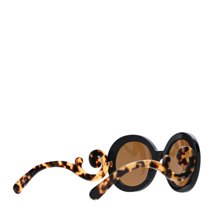 Prada Baroque Sunglasses SPR 27N Black Tortoise 3 of 7