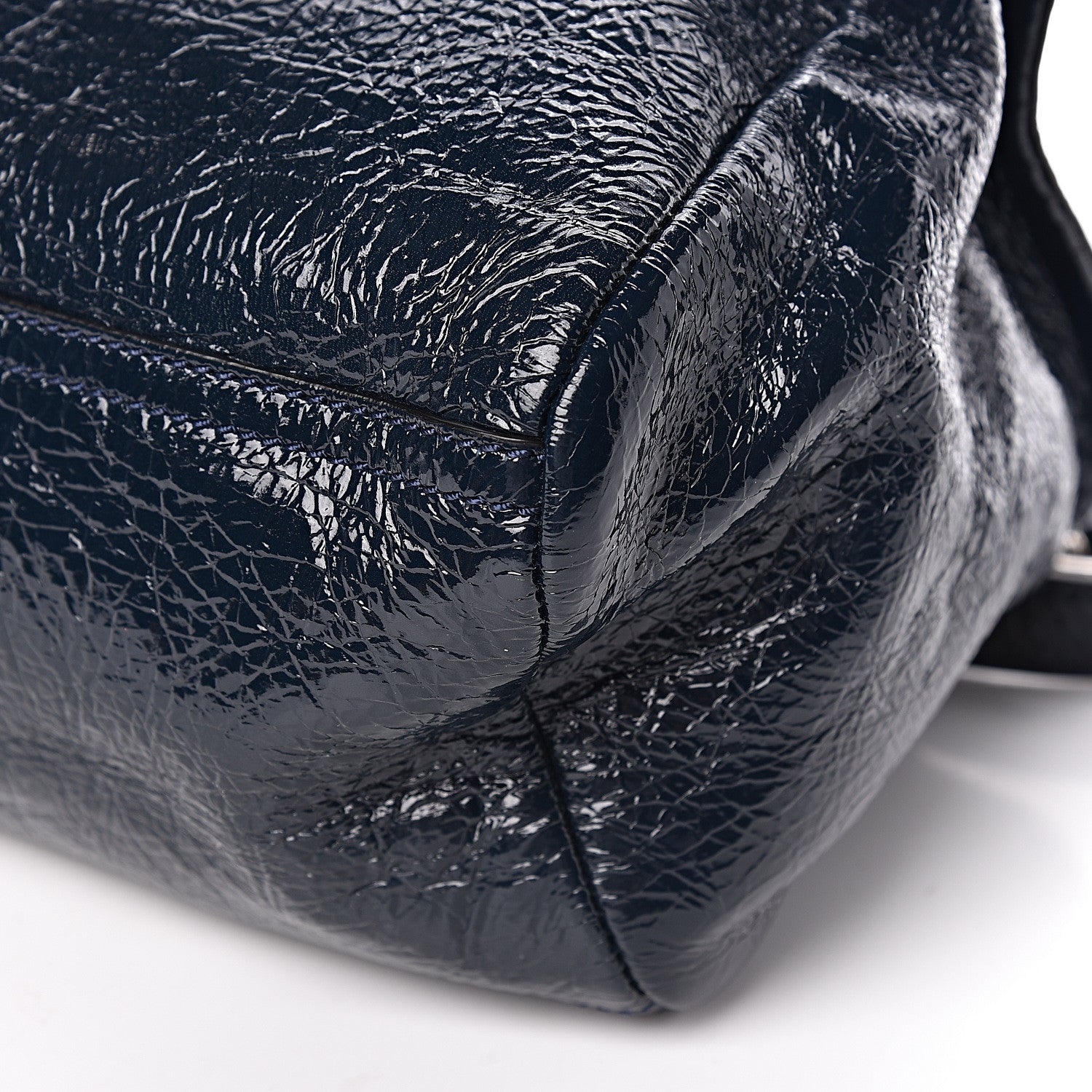 Givenchy Patent Lambskin Small Pandora Deep Blue 9 of 10