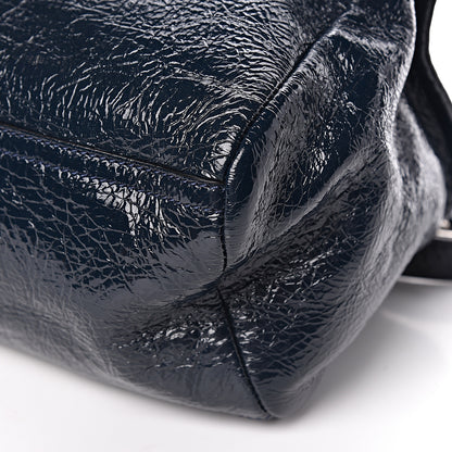 Givenchy Patent Lambskin Small Pandora Deep Blue 9 of 10