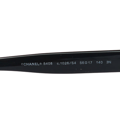 Chanel Acetate Square Sunglasses 5408 Black 6 of 7