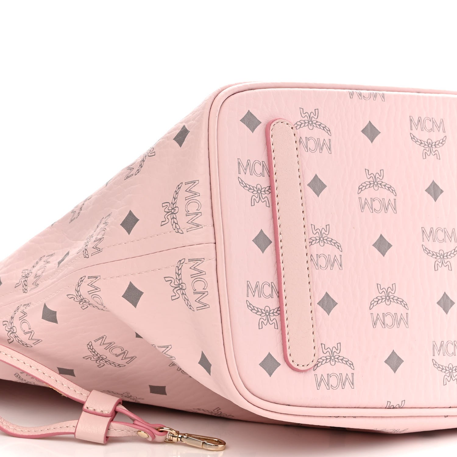 MCM Visetos Medium Liz Reversible Shopper Tote Soft Pink 11 of 15
