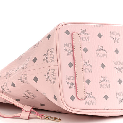 MCM Visetos Medium Liz Reversible Shopper Tote Soft Pink 11 of 15