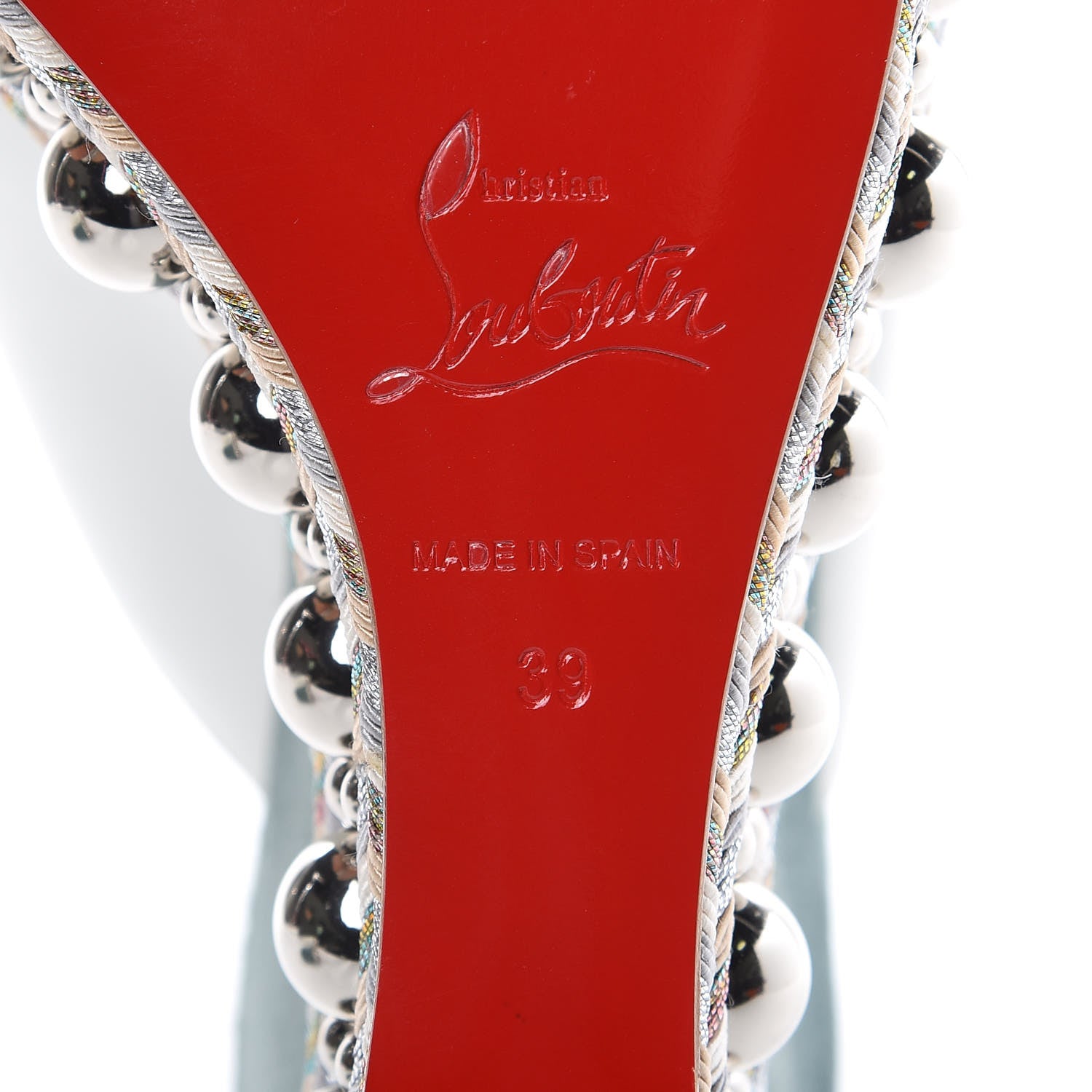 Christian Louboutin Calfskin Janibasse 120 Everest 6 of 8
