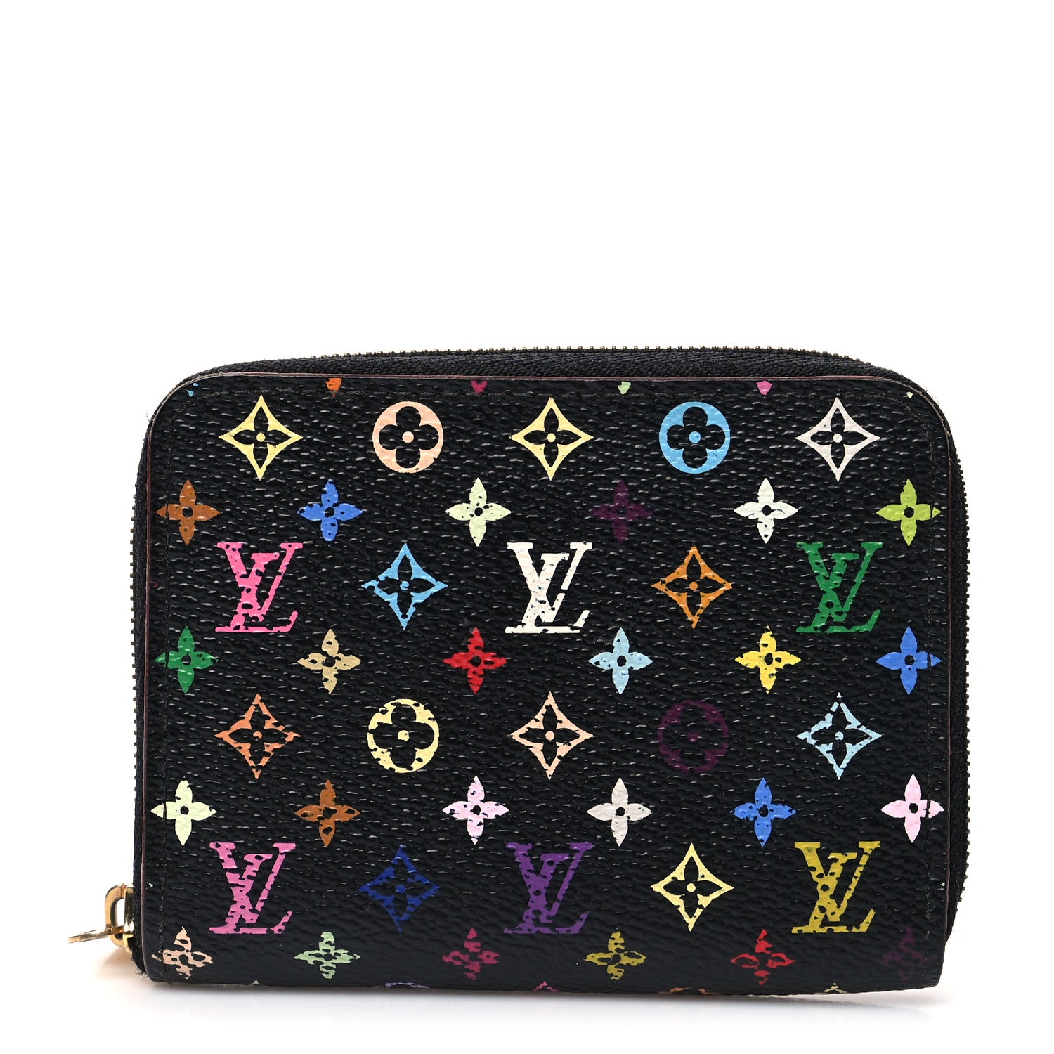 Louis Vuitton Monogram Multicolor Zippy Coin Purse Black 1 of 12