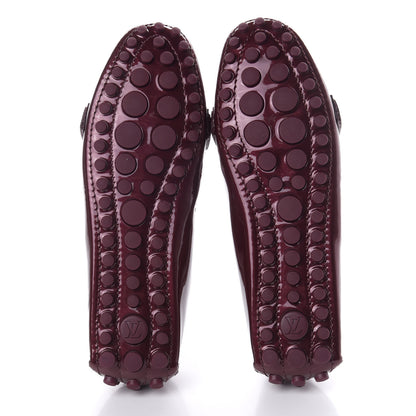 Louis Vuitton Patent Calfskin Oxford Loafers 34 Rouge Fauviste 5 of 10