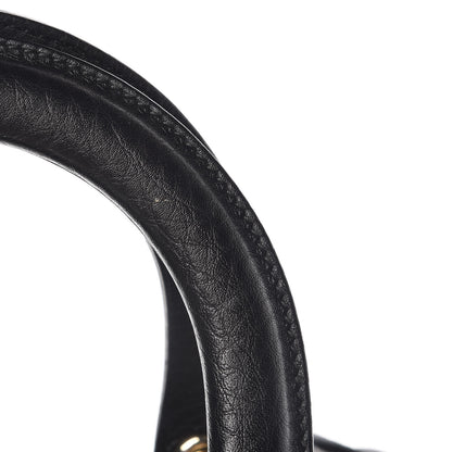Christian Dior Grained Calfskin Cannage Medium Supple Lady Dior Black 10 of 10