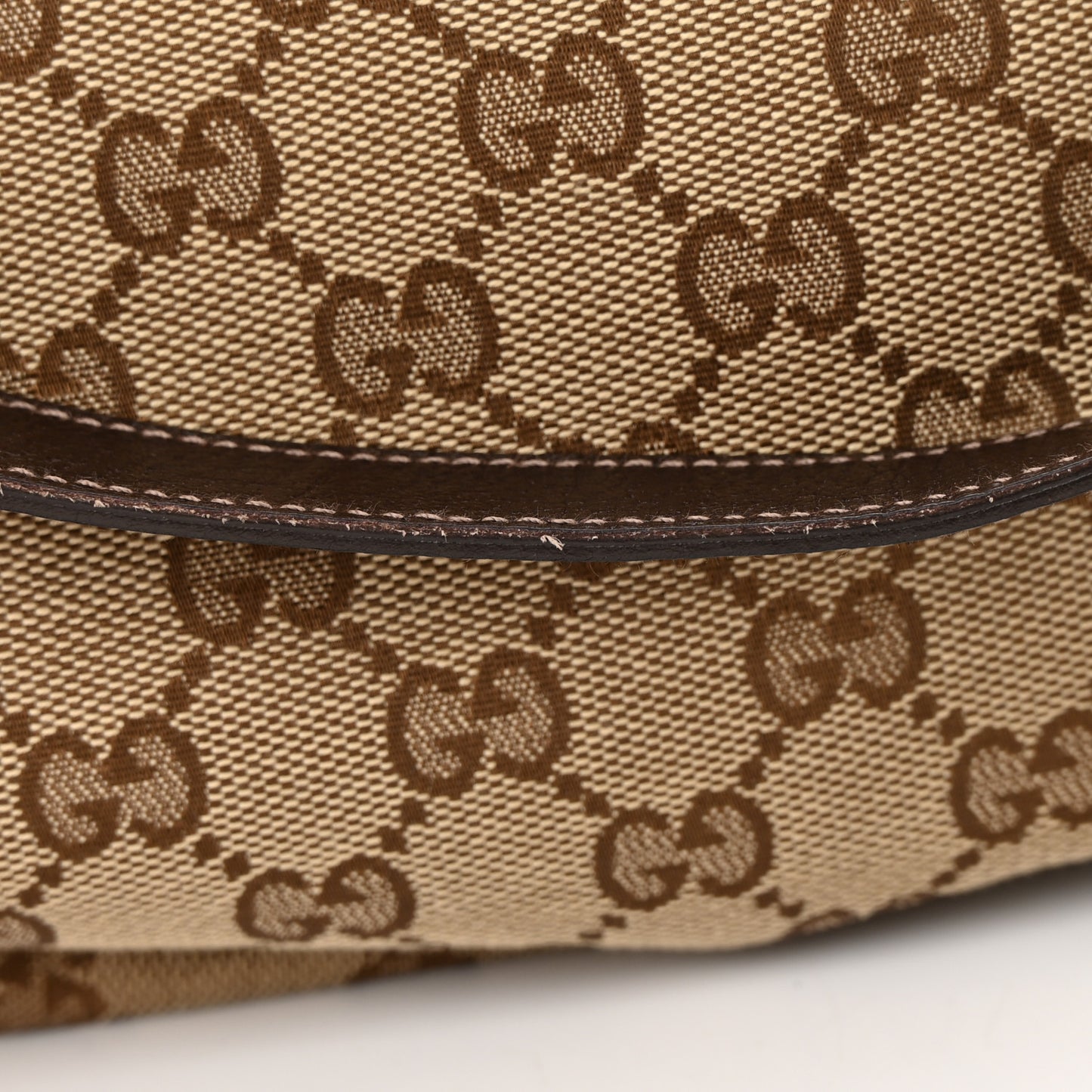 Monogram Medium Abbey Shoulder Bag Dark Brown