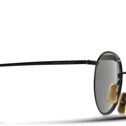 Celine Metal Round Sunglasses CL40100U Black 6 of 7