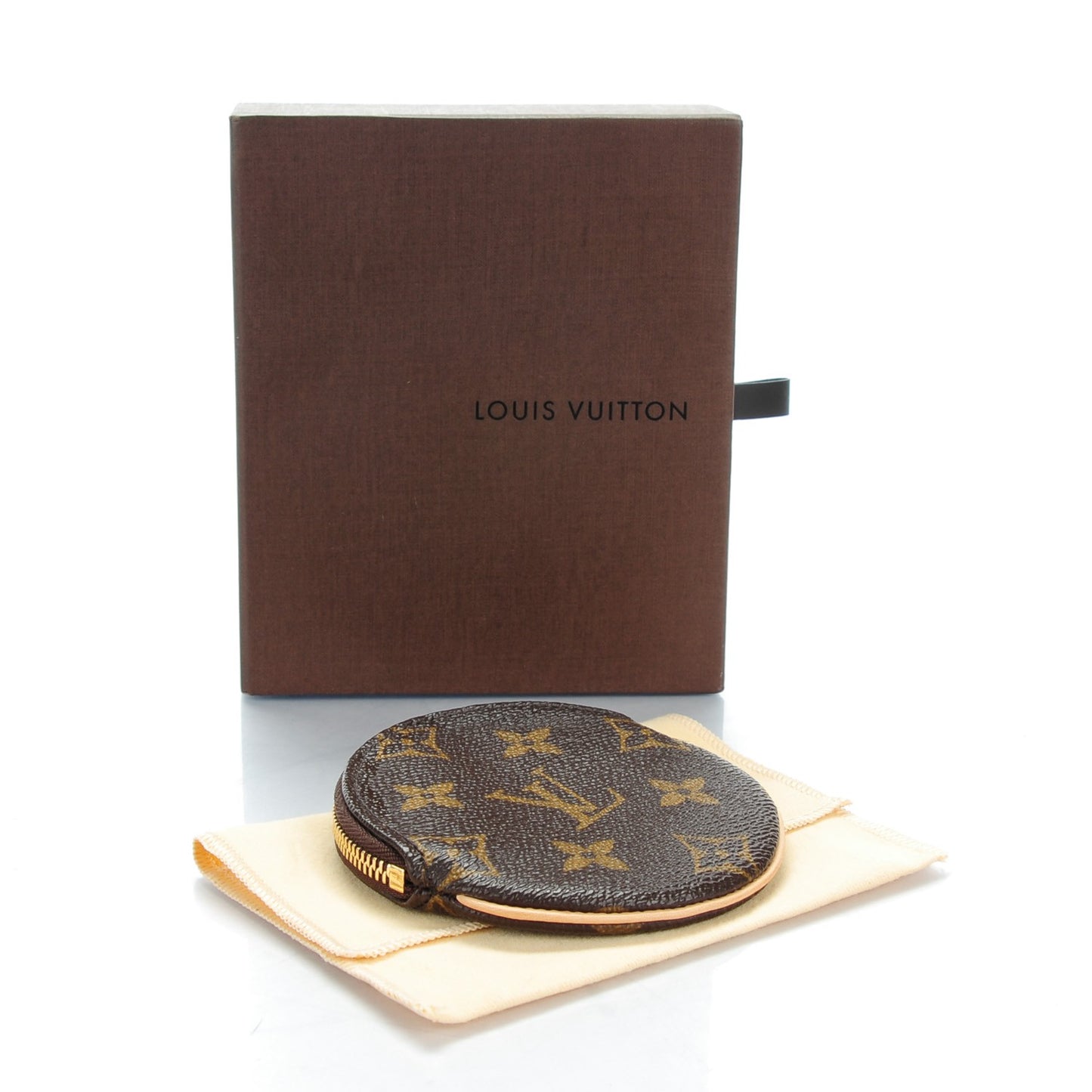 Monogram Round Coin Purse