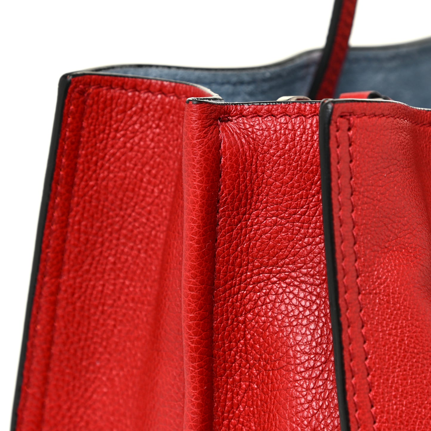 Glace Calf Etiquette Tote Fuoco